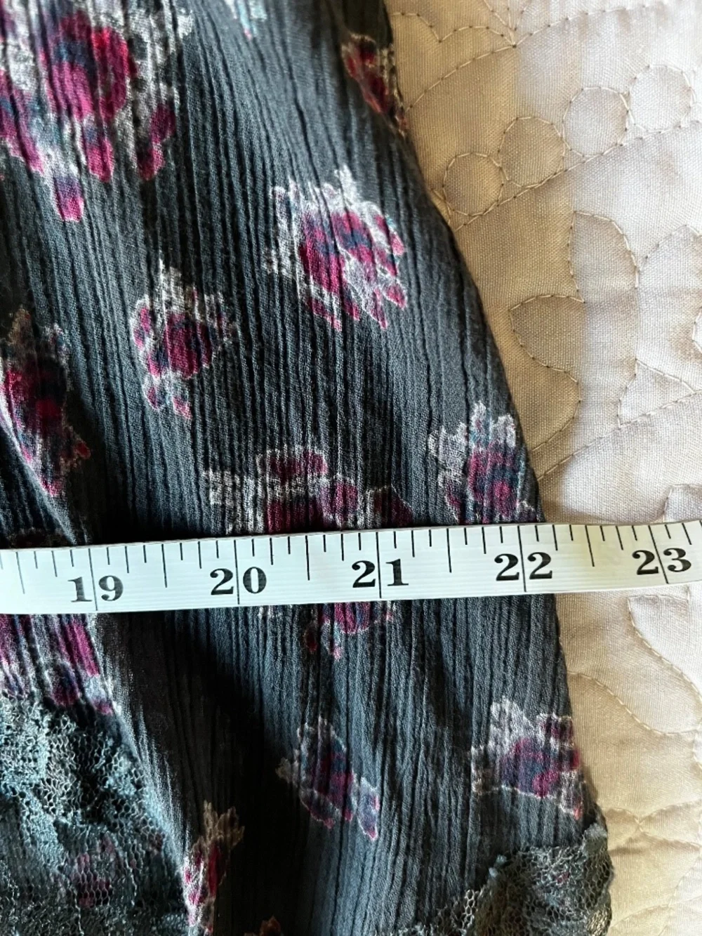 Free People Lace Inset Tank Size Small